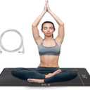 Reconnect to The Earth EMF Recovery Mat, 35.4x23.6 inches, Universal Grounding Sleep & Yoga Mat, Improves Energy, Sleep Assist, Helps with Anxiety - BLACK