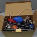 10 Pack Large C9 Christmas Decorations Outdoor Waterproof, Solar C9 Christmas Lights Outdoor with 2 Modes, Solar Pathway Lights for Outside Party Yard Lawn Patio Walkway Xmas Decoration (Multicolor)