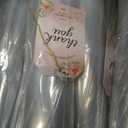 30 Pack Clear Umbrella Wedding, Auto Open Transparent Stick Umbrella with White J Hook Handle, Windproof Waterproof Large Canopy Umbrella for Bride Groom Photography Golf Outdoor Events