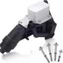 Engine Oil Cooler Filter Housing 11428596283 Compatible with BMW 230i 330i 430i 530i X3 X4 F22 F30 G30 G01 G02