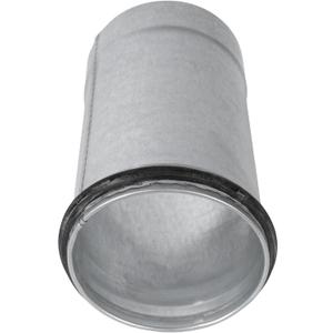 Repa Market 4" Inch Male to Female Metal Pipe Coupler 6" Inches Long - Round HVAC Ducting Joiner - Seamless Straight Ventilation Channel Connections - Perfect for Retrofit and Extensions