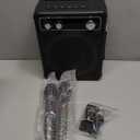 Karaoke Machine, Portable Bluetooth Karaoke Speaker with 2 Wireless Microphones, PA System for Adults Kids with LED Lights & Echo Adjustment, Supports TWS/TF/USB/AUX for Home Party (T03-2 MICS)