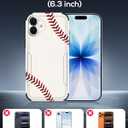 Heavy Duty for iPhone 17 Case - Compatible with MagSafe Shockproof Protective Rugged Magnetic Men Military Grade Shock Drop Proof Durable Strong Phone Cover Funda for Apple 17 Case, Baseball