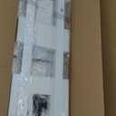 STERREN 76" Led Floor Lamp, 105W White Modern Free-Standing Lamp,11100LM Dimmable Eye-Care Tall Reading Lamp for Reading Study Room,Office,Meeting Room,4000K Natural Daylight