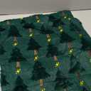 colorlife Christmas Tree Star Green Throw Pillow Cover Set of 2, 20 x 20Inch Soft Plush Faux Fur Jacquard Festivals Winter Cushion Case Decoration for Sofa Couch