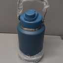 BJPKPK 64oz Insulated Water Bottles, Dishwasher Safe Half gallon Water Bottle with Metal Handle, BPA Free Spout Lid & Detachable Bowl, Large Stainless Steel Jugs, Navy Blue