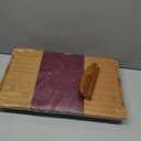 3-Piece Wood Cutting Board Set - Solid Bamboo Wood Cutting Board for Kitchen with Holder, Durable Wooden Chopping Boards Set of 3 for Meat, Vegetables and Fruits (15x10, 10x8, 9x6 inch)