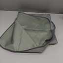 Blissful Diary Baby Splat Mat for Under High Chair, 50.4 x 50.4 Inch Wipeable Splash Mat, Waterproof and Washable, Anti-Slip Floor Protector, Sage Green