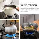 Cast Iron Gas Stove Wok Rack,7.28Inch Wok Support Ring Brackets,Milk Pot Wok Support Holder,Black