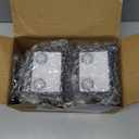 Solar Outdoor Lights - 3000LM 188 LED Motion Sensor Outdoor Lights, 4 Heads Security Light,IP65 Waterproof, Easy Install,270°Wide Angle Flood Wall Light with 3 Modes for Backyard Yard (2 Pack)