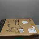 3 Wheels Rollator Walker for Seniors, Foldable Lightweight Walker with Detachable Tray and Storage Bag, Invisible Brake Line, 6 Levels Height Adjustable, 10'' Front Wheels