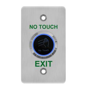 IR Infrared No Touch Exit Button Door Switch NO&NC Stainless Steel 12CM Operating Distance