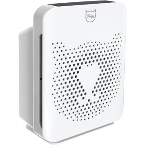 Furgo Pet Air Purifier for Home Large Room, 2-in-1 HEPA Air Filter Remove 99.5% of Pet Hair, Odor, Smoke, Dust, Pollen, Smart Air Quality SensorUltra-Quiet Air Purifier for Bedroom Allergies, White (HA360)