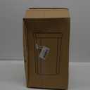 JOSUCLEN Bathroom Trash Can 4 Gallon,Small Slim Garbage Can, Open Top Trash Can for Bathroom, Kitchen, Office, Bedroom, Living Room, Gray