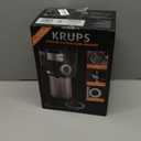 KRUPS Precision Burr Coffee Grinder: 12 Settings, 8 oz Capacity for Drip, French Press, Espresso, Pour Over, Cold Brew - Stainless Steel, 110W, Auto-Stop, Easy Clean - Coffee Grinders for Home Use