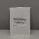 25 Sheets Printable Shrink Paper Sheets Plastic for Inkjet Printer, Shrink Art Paper for Crafts DIY Keychain Making, Mother's Day, Father's Day Gifts (White, 8.27 x 11.61 inch)