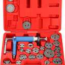 Pneumatic Brake Caliper Compression Tool, 24PCS Air Disc Brake Piston Compression Tool Kit, Rewind Spreader Air Tool Set for Cars Trucks