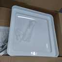 RV Vent Cover 14" Roof Vent Lid for Universal RV, Trailer, Camper, Motorhome Roof Replacement Ceiling Vent Covers, Plastic Square Skylight Cover Liftable, 1 Pack White