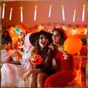 Floating Candles with Wand, 20 Pcs Magic Hanging Candles Halloween Battery Operated Candles LED Flameless Candle with Remote Halloween Floating Candles Hanging for Home Party (White)