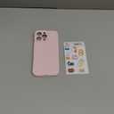 LOVE 3000 Designed for iPhone 16 Pro Max Case, Premium Silicone with [Soft Anti-Scratch Microfiber Lining] Shockproof Protective Phone Case for Men Women Girls 6.9", Chalk Pink
