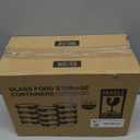 Small Glass Food Storage Containers 12 Pack-12oz Glass Containers with Lids for Meal Prep, Food Storage, Freezer to Microwave Safe, Air-Tight, Leak-Proof, Pink Set