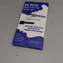 80PCS Hook and Loop Cable Straps, Cable Management Under Desk, Self Adhesive Cable Ties, Reusable Wire Organizers for Cords, Adjustable Cord Organizers for Desk, Home Office Essentials, White