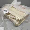 2 Pack Shoe Organizer for Closet, Large Shoe Box Storage Containers, Foldable Shoe Storage Organizer Box Bin with Adjustable Dividers and Clear Cover, Space Saving Shoes Holder, Beige