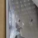 Modern Rectangular Crystal Chandeliers,8 Lights Rectangular Pendant Light Fixture,Adjustable Height K9 Crystal Chandelier for Dining Room L40''xW10''xH10'' (Chrome)