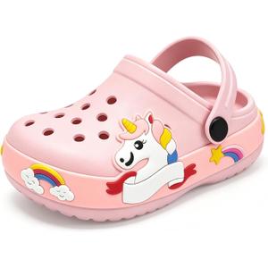 Boys Girls Toddler Shark Clogs Slip on Slides Sandal Slippers Lightweight Breathable Kids Garden Clogs Non Slip Indoor Outdoor Summer Beach Shower Water Pool Shoes