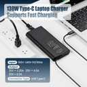 130W USB C Laptop Charger Compatible with Dell XPS 15 9575 2-in-1/9500/ 9510/9520, XPS 17 9700/9710/ 9720, Precision 5530/5550/ 5750, Latitude 7410/9410/9510 Type-C PD Power Adapter