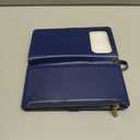 XcaseBar compatible with iPhone 17 Pro Max 6.9" Wallet case with Zipper Credit Card HolderRFID Blocking,Flip Folio Book PU Leather Phone case Shockproof Cover Women Men for Apple 17 ProMax case Blue