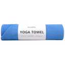 Eunzel Yoga Towel, Hot Yoga Mat Towel with Grip Dots Sweat Absorbent Non-Slip for Hot Yoga, Pilates and Workout 24" x72", Blue