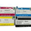 Generic 4 Refillable Empty Cartridges Replacement for HP 952 952XL Officejet 8702 8715 8218 Printers, Black Magenta Cyan Yellow