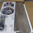 ZMISHIBO 52 Inch Ceiling Fan with Light, App&Remote Control, Flush Mount Low Profile, Dimmable 20W LED Light, Quiet Reversible Motor for Bedroom, Living Room, Apartment, Brown