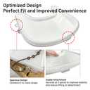 LUNELL Clear Tray Cover Compatible with Stokke Tripp Trapp Tray, 2 Straps