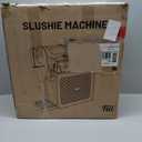 Fiii Slushie Machine 92 oz, Slushy Machine for Home, 6 Preset Programs, Quiet Operation, LED Display, Auto-Clean, No Ice Needed, Perfect for Milkshakes, Margarita Smoothie, Frappes and More (Black Silver)