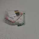 Panitay 43 Pcs Baby Shower Games White Bibs Design, Include Wooden Baby Shower Game Sign, 30 DIY Blank White Bibs, 12 Markers for Gender Reveal Party Decorating Supplies(Flower)