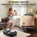 FLYBIRD Vibration Plate Exercise Machine, Adjustable Speed High Intensity Vibration for Muscle Toning Weight Loss Lymphatic Drainage, Full Body Workout Vibration Plate