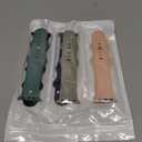 Maledan 6 Pack Bands Compatible for Apple Watch Band 38mm 40mm 41mm 42mm 44mm 45mm 46mm 49mm Women Men, Soft Silicone Sport Band Strap for iWatch Apple Watch Series 11 10 9 8 7 6 5 4 3 2 1 SE Ultra (Black/ Blue Gray/ Gray/ Pind Sand/ Pine Green/ White)