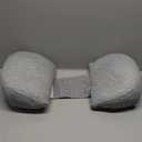 Momcozy Portable Pregnancy Pillow  W Shaped Maternity Support for Side Sleepers, Adjustable Travel Wedge Pillow for Back, Belly, and Hip Relief, Ideal for Pregnant Women, Deep Grey (Regular)