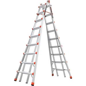Little Giant Ladder Systems, SkyScraper, M17, 9-17 Foot, Stepladder, Aluminum, Type 1A, 300 Lbs Weight Rating, (10110)