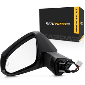 For Toyota Sienna 2021 2022 2023 Door Mirror Driver Side | Power Glass | Heated | Manual Folding | Paint To Match | With Blind Spot Detection | LE/XLE/XSE | For TO1320426 | 191275849477, 8794008190