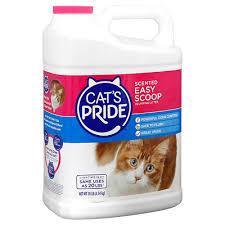 Cat's Pride Lightweight Clumping Litter: Natural - Powerful Odor Control - Unscented