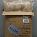 Rocking Chair Cushion Premium Tufted Pads Non Skid Slip Backed Crushed Velvet Cover Set of Upper and Lower with Ties, 21 in x 17 in | 17 in x 17 in, Velvet Taupe