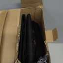 AHOMO, Under Desk Cable Management, No Drill 36", cord organizer, with Silicone Pads (No Scratch!)16 Cable Ties, Washable PE Honeycomb Base, Clamp/ Screw Mount-Fits Any Desk 0-2.1", No Stinky Cardboard! Black