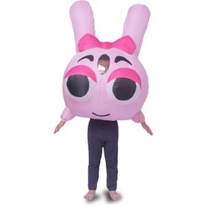 Halloween music game raddy costume Adventure pinki Inflatable Costume Funny Costume for adult and kids (child)