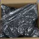 Boat Fenders 4 Pack, Ribbed Twin Eyes Boat Fenders Bumpers for Docking, Inflatable Marine Boat Bumper with 4 Ropes, 4 Needles and 1 Pump