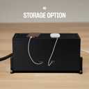 Extra Large Cable Management Box, Wood Cord Hider Box & Organizer for Power Strip, TV Wires & Desk Cable Storage