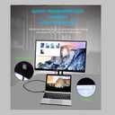 USB-C to USB-C Cable (40Gbps) SuperSpeed [Certified] USB4 to USB Type-C, 100W Power (USB 3.1 & 3.2 Compatible) Nylon Braided, Dual 4k or Single 5k @60hz Display (1.6ft/40Gbps)