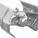 Hallmark Keepsake Star Wars Mini Christmas Ornament (Darth Vader's TIE Fighter) 0.75" Tiny Ornament for Tabletop Tree